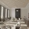 Ekena Millwork 66 56W x 66 56H x 38T Large Laird Decorative Fretwork Wood Ceiling Panels, Hickory CELW67X67X0375LRDHI - alternate 3